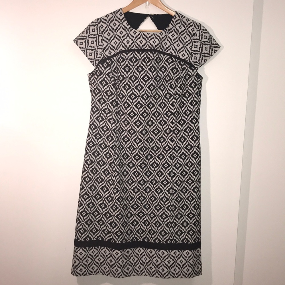 Geometric print dress by Jones New York
